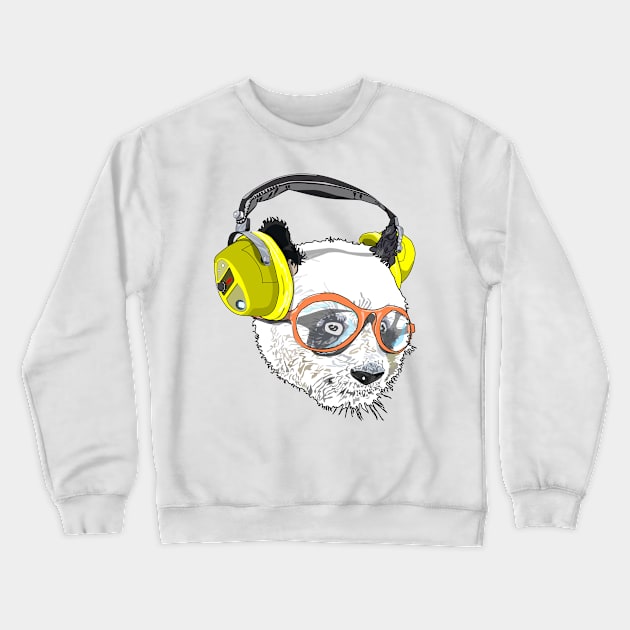 Hello panda Crewneck Sweatshirt by M[ ]